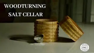 Woodturning - White Ash Salt Cellar