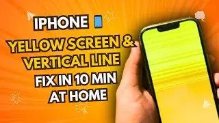 Fix iPhone Yellow Screen + Flickering + Lines in 10 Mins at Home! | Works on iPhone 13 Pro & More!