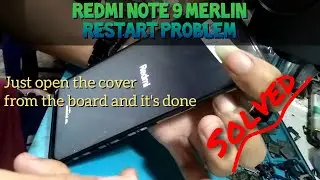 Redmi Note 9 Merlin Restart Problem | Charging Restart | Recovery Not Open 