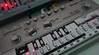 Acid with Roland TB-303 and two Behringer TD-3. Live jam with Logic Pro, leading no where. (amateur)