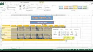 Changing table design in Excel 2013
