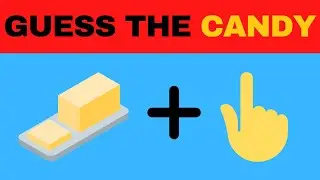 Can You Guess The Candy By Emoji? 🍭🍬- Hard Edition