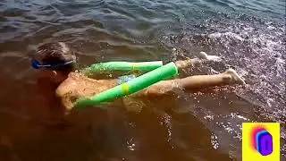 Показываю, как можно использовать нудл из магазина Фикс Прайс  Идем плавать