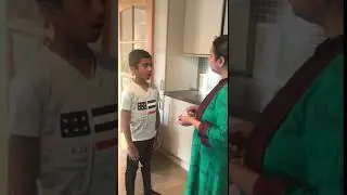 Maa, my teacher told me to...