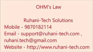 OHM's Law - Electronics Project