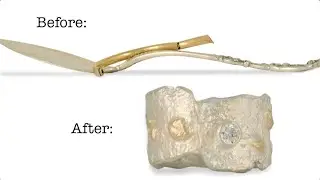 From Silver Spoon (and Baby Bracelet) to Custom Diamond Ring!
