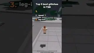 Top 3 best glitches in TSB  