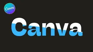 Canva Tutorial: Dual Color Text Style in Canva