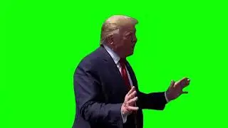 Trump somebody had to do it Green Screen Meme