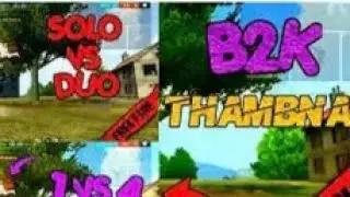 HOW TO MAKE THUMBNAIL LIKE B2K |GAMERS HELPER