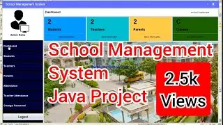 School Management System Project on Java