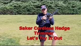Saker Cordless Hedge Trimmer & Grass Shears