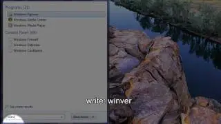 Quick tip-How to determine your version of Windows in Windows 7