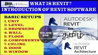 Learn Revit Software in Tamil - | Revit Architecture| Revit MEP | introduction & basic tutorials...