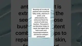 Rosehip #skincare #beautyblog #shortsvideo #shorts #beat #dryskin #oilyskin #acnefree #skincareblog