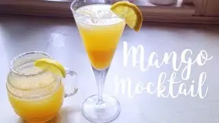 Quick & Easy MANGO MOCKTAIL RECIPE!