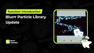 Particle Presets that even beginners can get started with are now online! #blurrr  #blurrrapp