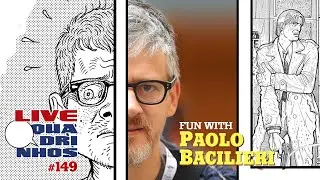 #LivedeQuadrinhos 149 entrevista Paolo Bacilieri