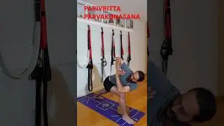 PARIVRITTA PARSVAKONASANA.  For back pain. Yogveda yoga