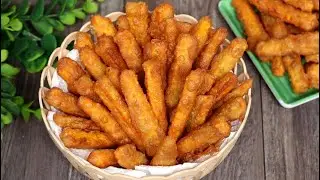 Khoai Lang Chiên kiểu này ngon như khoai lắc phô mai