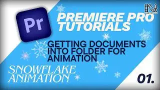 1 Snowflake animation How to get your documents into your folder for animation