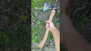 Егерь малый-кованый трёхслойный топор#топор #топоры #топорыручнойработы #кованыйтопор #кузница #axe