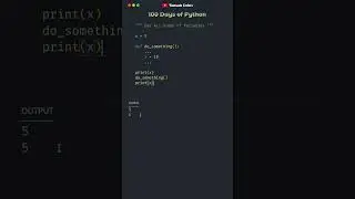 Global vs Local Variables in Python | Day 41 | 100 Days of Python #100daysofpython