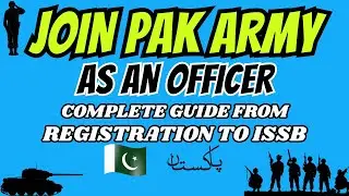 Join Pak Army as Officer | Issb Test Preparation | PMA Long Course 
