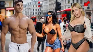 When Women Can't Avoid Staring At Bodybuilders In Public 😯