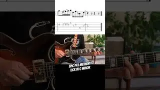 Epic Pat Metheny lick in G minor! #guitarlesson #jazzguitar