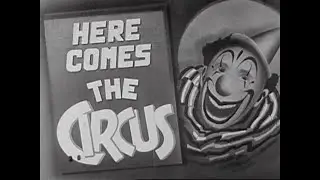 Old Circus Film: Horses and Riders, Tricks, Acrobatics, Fails