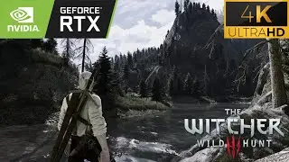 4K The Witcher 3 Next-Gen Ray Tracing Realistic Modded Graphics | Cinematic Reshade Showcase RTX3090