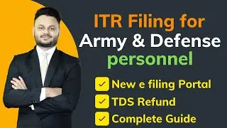 Income tax return for army officers | NEW PORTAL ITR for AY 2021-22 for Army