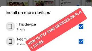 how to remove synced devices from play store