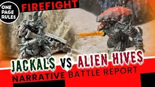 Jackals Sabotage A Hive Nest - Grimdark Future: Firefight (250 Pts)