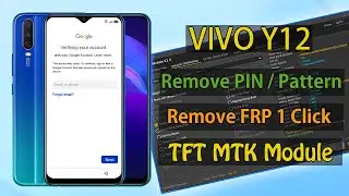 Vivo Y12 (1904) Unlock PIN / Pattern  FRP/Google Account 1 Click Free TFT MTK Module 3.5, Bypass
