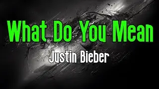 What Do You Mean (KARAOKE) | Justin Bieber