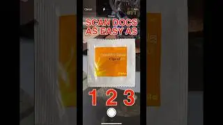 How to scan & print documents on iPhone ? As Easy as 1-2-3 #shorts #iphone #iphonetips