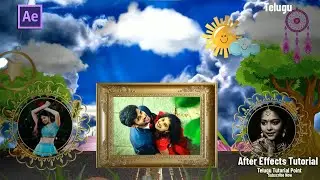 After Effect Wedding Book Flip Pop-up Animation Tutorial |2021 | Telugu Tutorial Point
