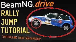 How to: Baja Jump / Rally Jump Tutorial! - Mid-Air Car Control Guide | BeamNG 0.21