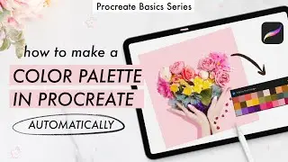 HOW TO MAKE A COLOR PALETTE FROM A PHOTO IN PROCREATE (quick + simple!)