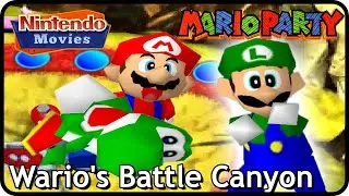 Mario Party 1 - Wario's Battle Canyon (3 Players, 20 Turns, Mario's Special Mission)
