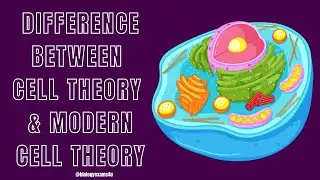 Difference between Cell Theory and Modern Cell Theory