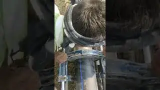 @Hdpe pipe joint work