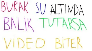 BURAK SU ALTINDA BALIK TUTARSA VİDEO BİTER