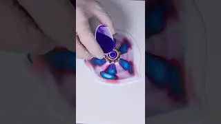 Open Cup Acrylic Pour! Fluid art for beginners. 