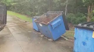 How to clean out a dumpster the smart way...