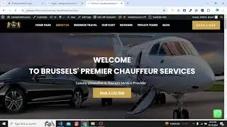 Best travel agency website in Belgium Limousine