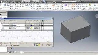 Inventor: Basic parameter change on the fly---ClassTutorial 3