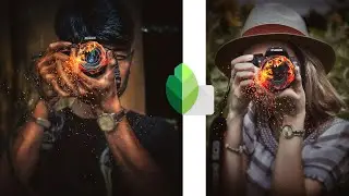 Snapseed Camera Fire Effect Photo Editing Tutorial  In Mobile🔥 | Snapseed Editing| Ether Editz